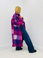 🇮🇹 Manteau Long à Carreaux colorés – Image 5