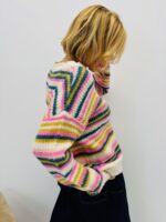 Pull Rayé Doux en maille mélangée – Image 4