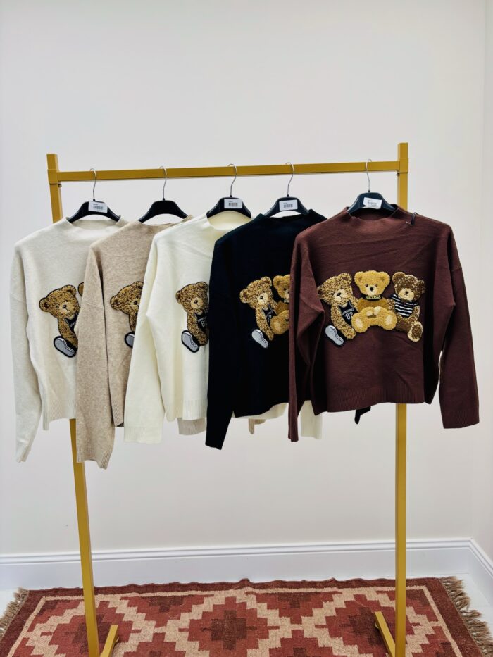 Pull Viscose Motif oursons – Image 2