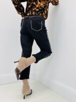 Jean Barrel Fit clouté – Image 3