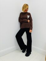Pull Doux avec Cœur Strassé – Marque VALENTYNE – Image 10