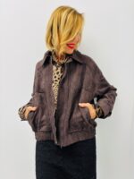 Veste en Suédine zippée