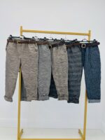 Pantalon Imprimé avec ceinture – Made in Italy – Image 2