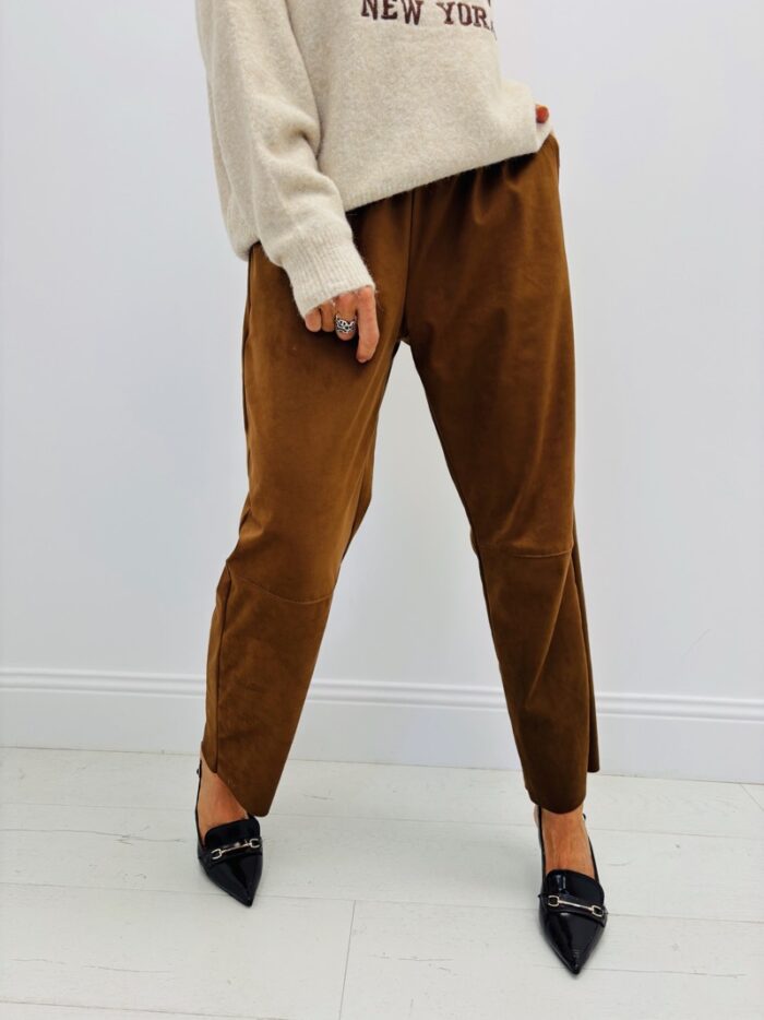 Pantalon en Suédine – Made in Italy – Image 9