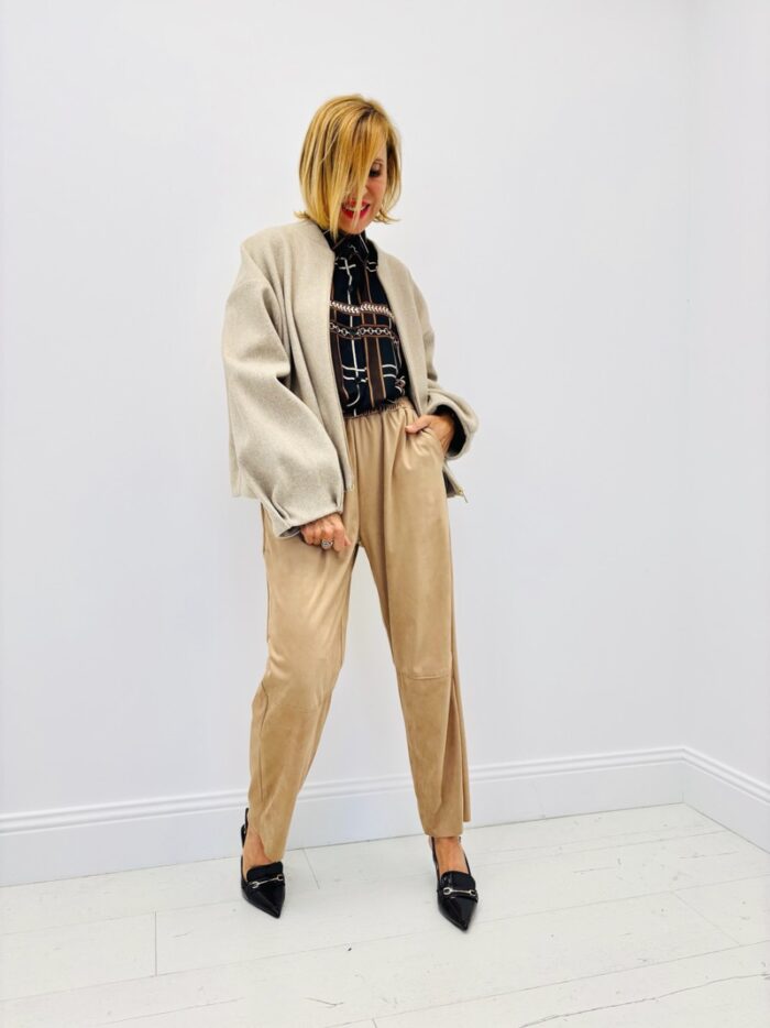 Veste Zippée en laine mélangée – Scarlet Roos – Image 2