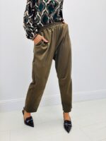 Pantalon en Suédine – Made in Italy