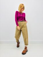 Pantalon Carotte avec ceinture – Made in Italy – Image 13