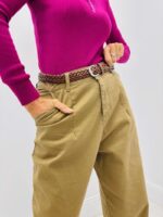 Pantalon Carotte avec ceinture – Made in Italy – Image 7