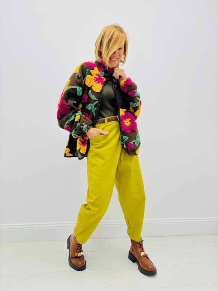 Pantalon Carotte avec ceinture – Made in Italy – Image 16