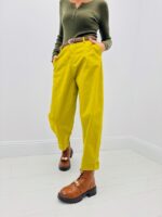 Pantalon Carotte avec ceinture – Made in Italy – Image 3