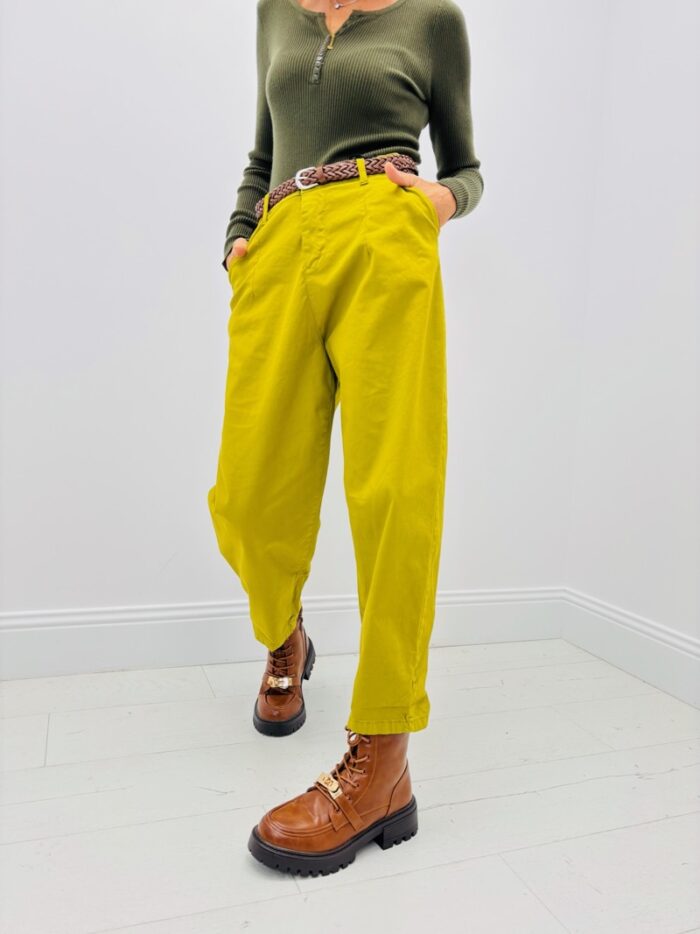 Pantalon Carotte avec ceinture – Made in Italy – Image 3