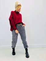 Pantalon Imprimé avec ceinture – Made in Italy