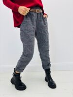 Pantalon Imprimé avec ceinture – Made in Italy – Image 6