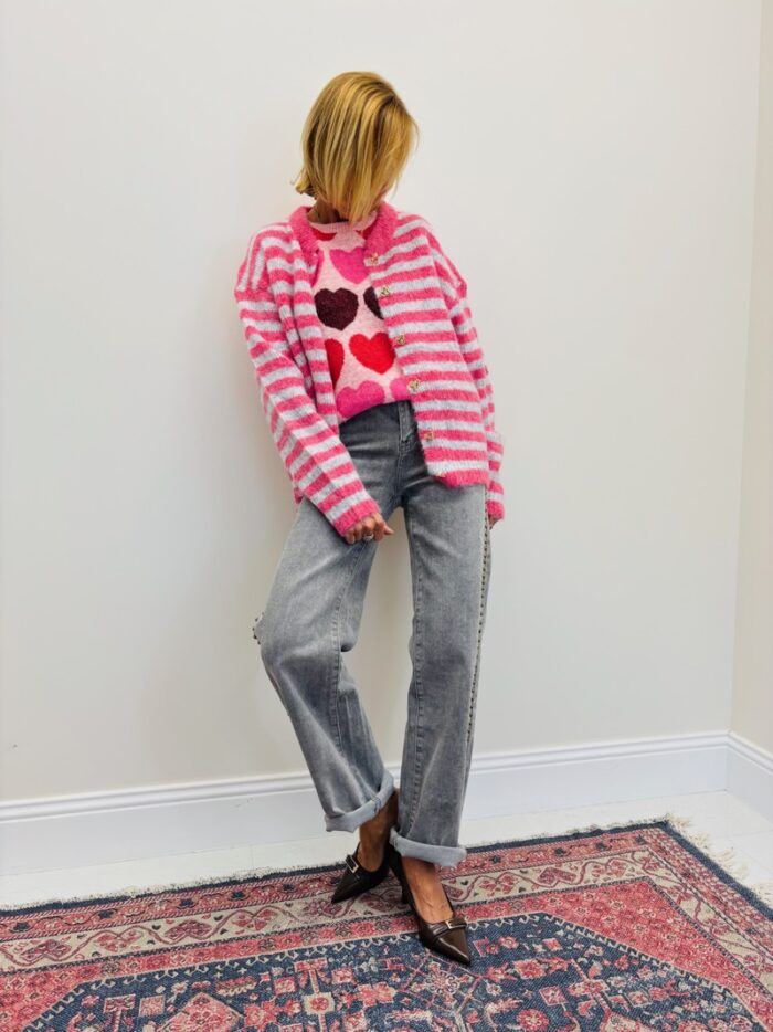 Gilet Rayé boutonné – Image 3