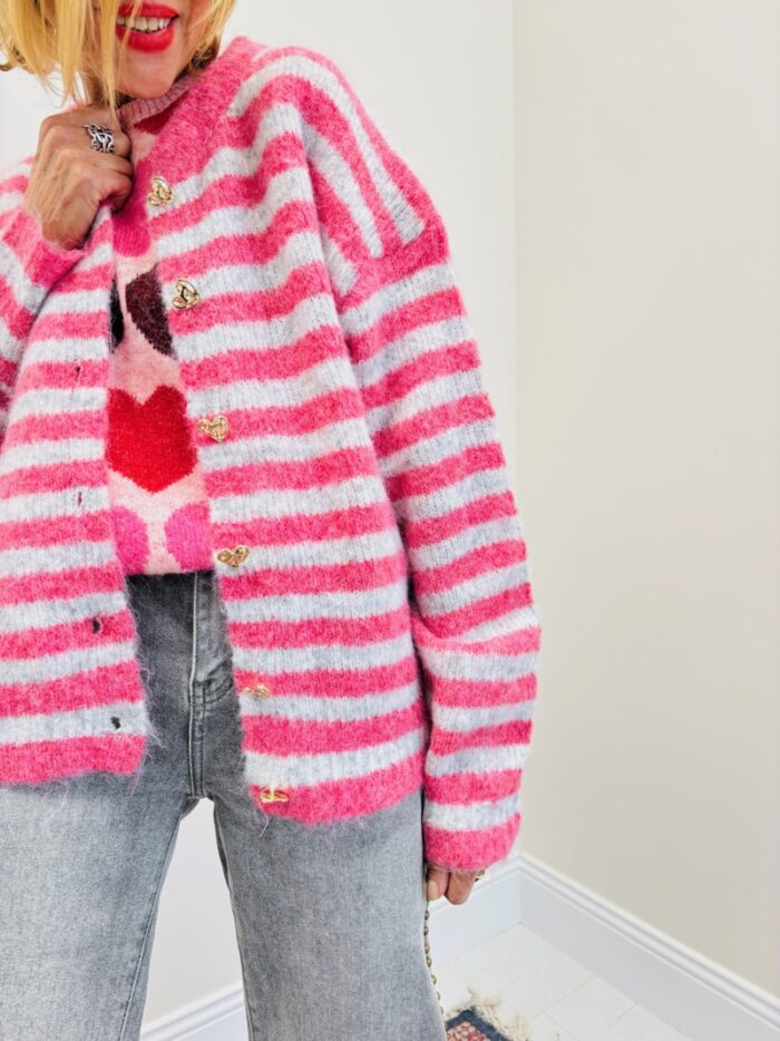 Gilet Rayé boutonné – Image 8