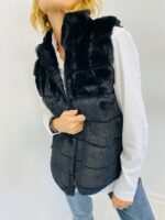 Gilet Sans Manches en fausse fourrure – Image 4