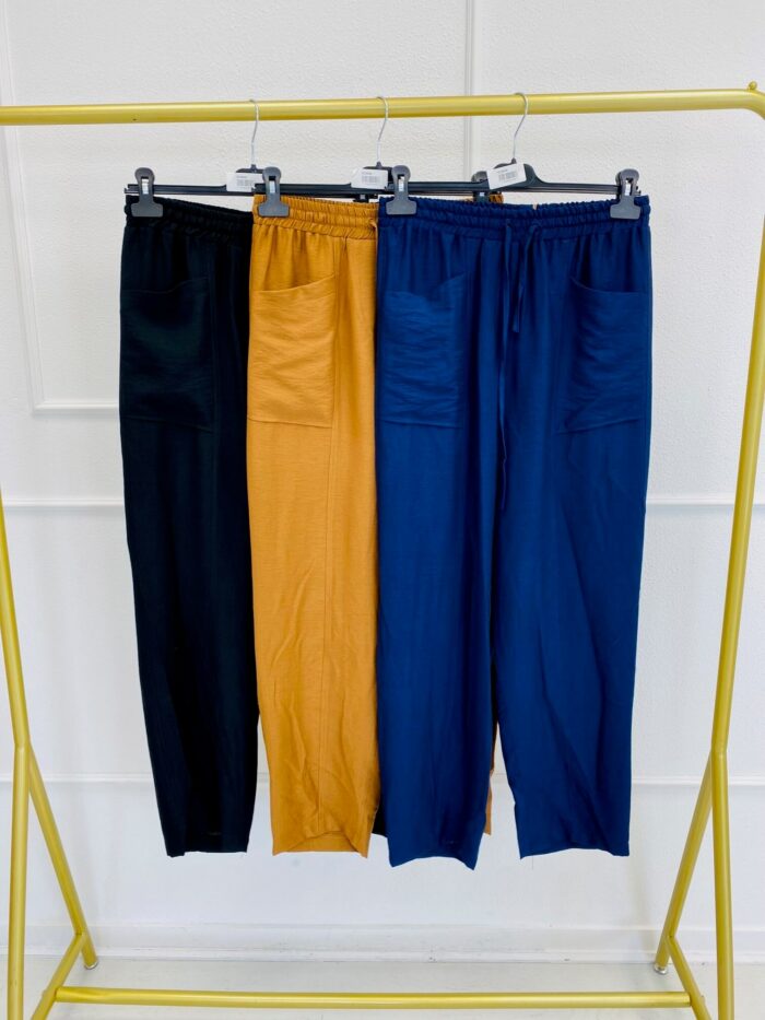 Pantalon Fluide à la Coupe Droite – Image 2