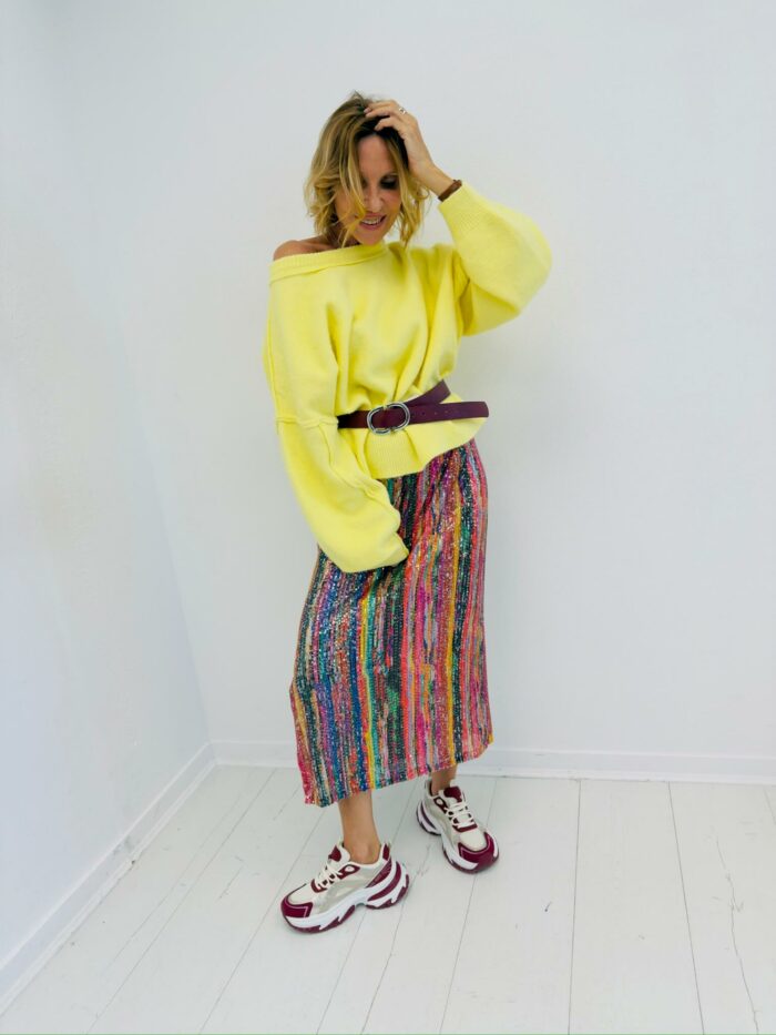 Pull Oversize Alpaga à Emmanchures Tombantes – Image 3