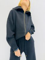 Ensemble Décontracté en Maille zippé – Image 4