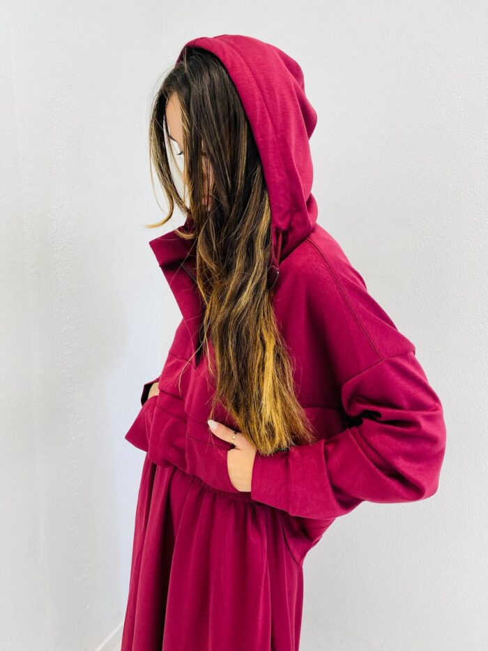 Pull à Capuche en Maille douce – Image 2