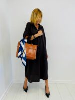 Robe Ample à col Chemise et Encolure en V – Image 6