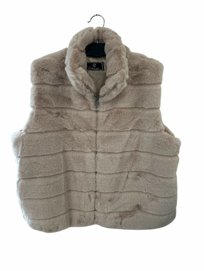 Gilet Fausse fourrure Taille 40 au 48 – Image 2