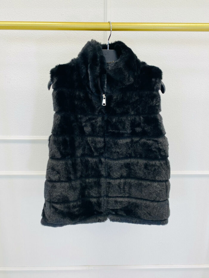 Gilet Sans Manches en fausse fourrure – Image 10