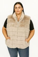 Gilet Fausse fourrure Taille 40 au 48