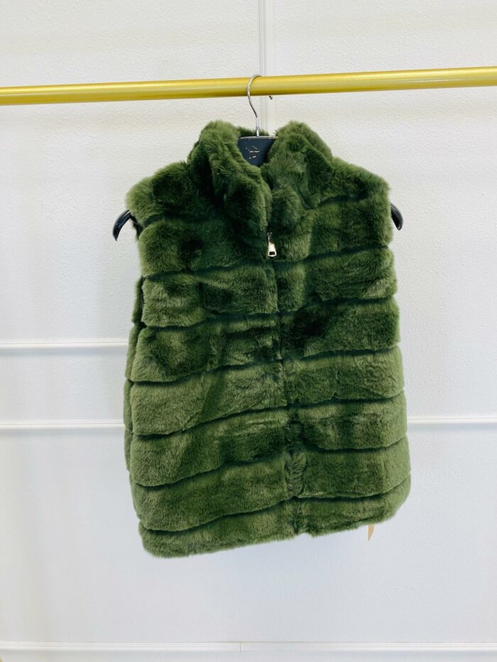 Gilet Sans Manches en fausse fourrure – Image 12