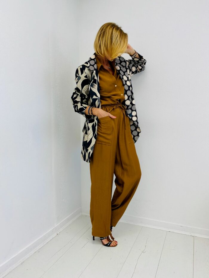 Pantalon Fluide à la Coupe Droite – Image 3