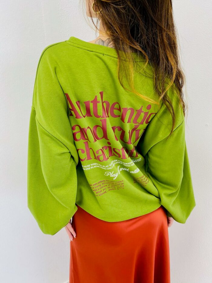 Sweat Imprimé Coton à coupe décontractée – Image 4