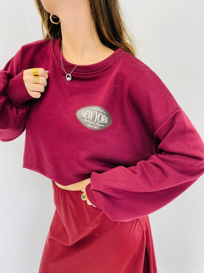 Sweat Imprimé Coton à coupe décontractée – Image 1