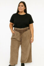 Pantalon velours fluide