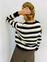 Gilet en Maille Fine à Rayures – Image 3