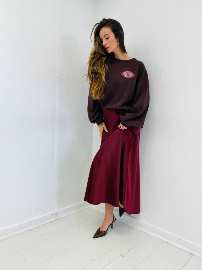 Sweat Imprimé Coton à coupe décontractée – Image 2