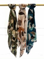 Écharpe Légère Imprimé Camouflage Revisité