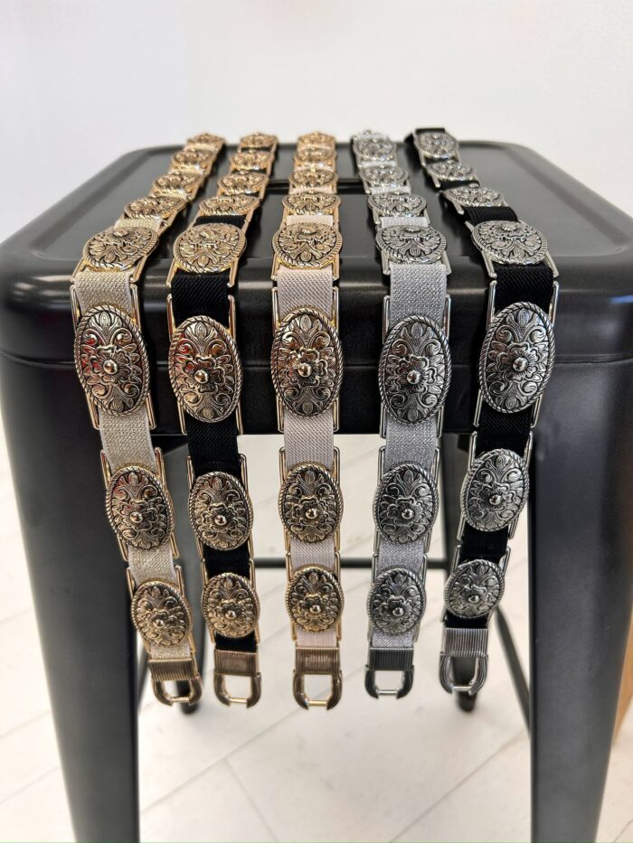 Ceinture èlastique Médaillons Gravés 72cm – Image 2