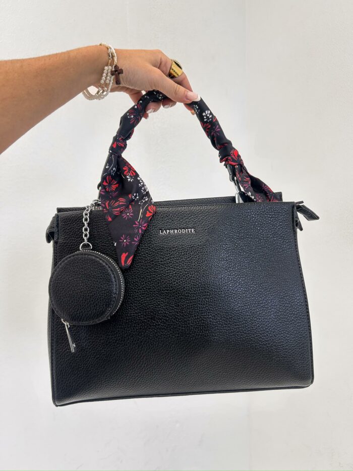 Sac à Main Structuré avec Foulard noué – Image 4