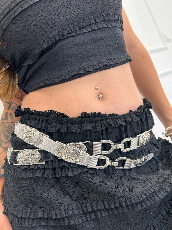 Ceinture èlastique Médaillons Gravés 72cm – Image 3