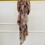 Écharpe Imprimée Cœurs Aquarelle