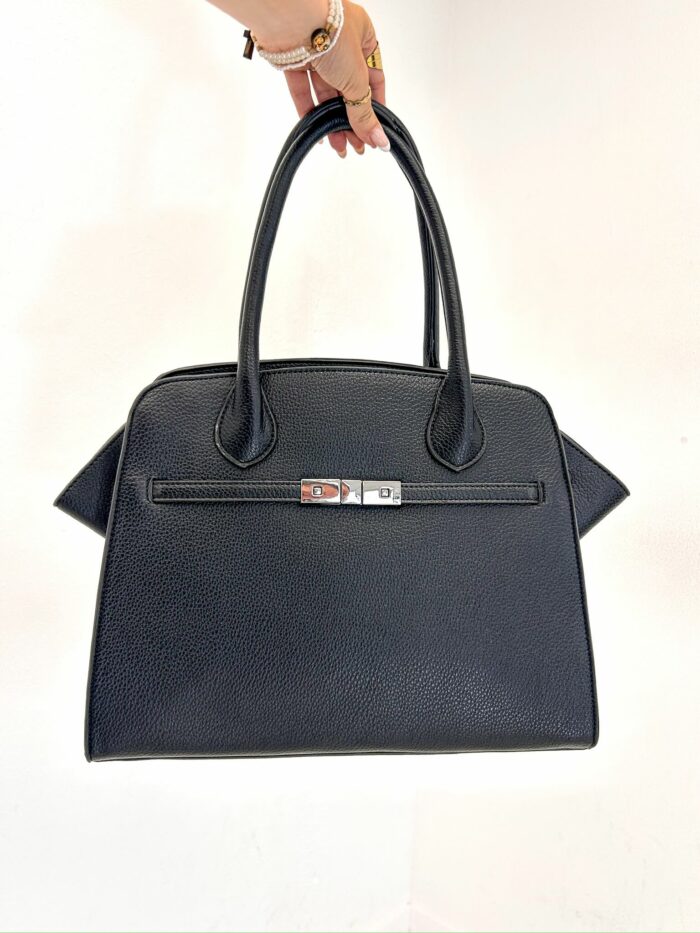 Sac Cabas Structuré avec Fermoir métal – Image 1