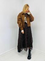 Veste Courte Effet Suédine – Image 2