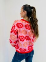 Pull en Maille à motifs fleuris – Image 3