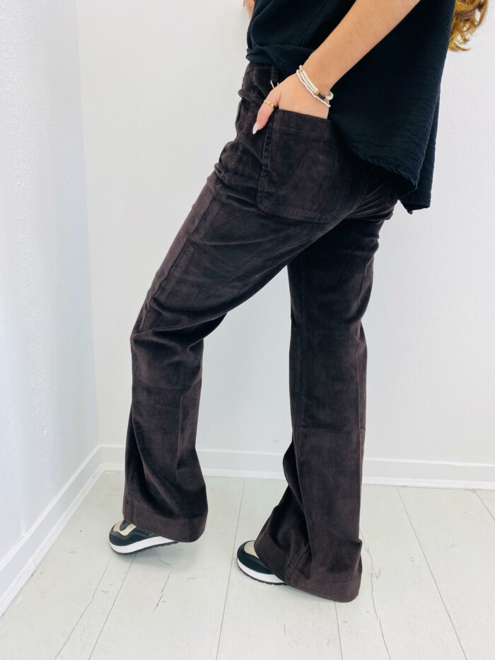 Pantalon Velours à Poches Plaquées – Image 6