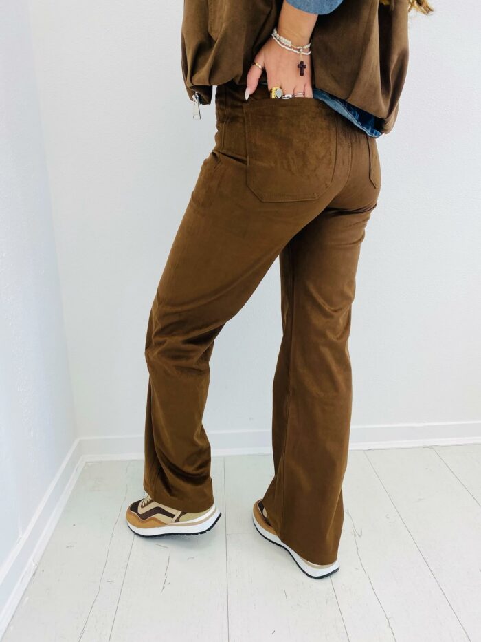 Pantalon Effet Suédine – Image 3