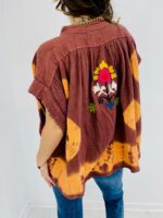 CHEMISE 100% COTON BRODÉE STYLE BOHO – Image 4