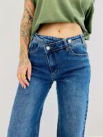 Jean Coupe Droite Double Bouton – Image 4