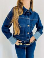 Ensemble en Jean Composé d’une Veste Courte – Image 2