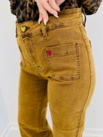 Jean Taille Haute Wide Flare brodé – Image 2