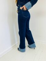 Ensemble en Jean Composé d’une Veste Courte – Image 3